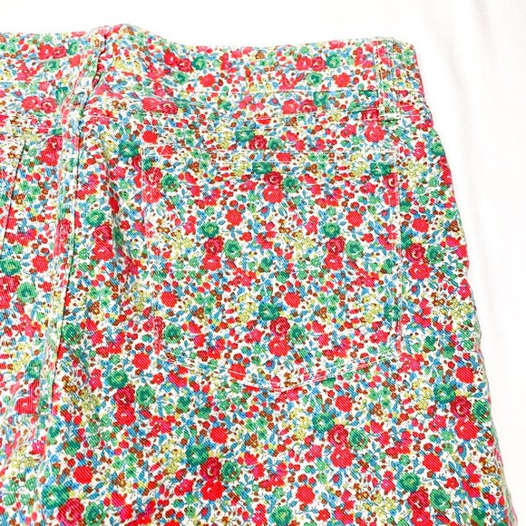 J. Crew Liberty Floral Print "Toothpick" Denim - Picture 6 of 8